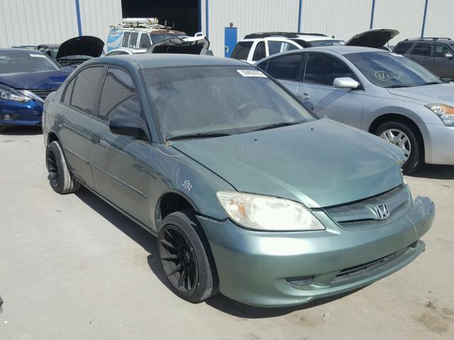 2HGES16394H605337 - 2004 HONDA CIVIC DX V GREEN photo 1