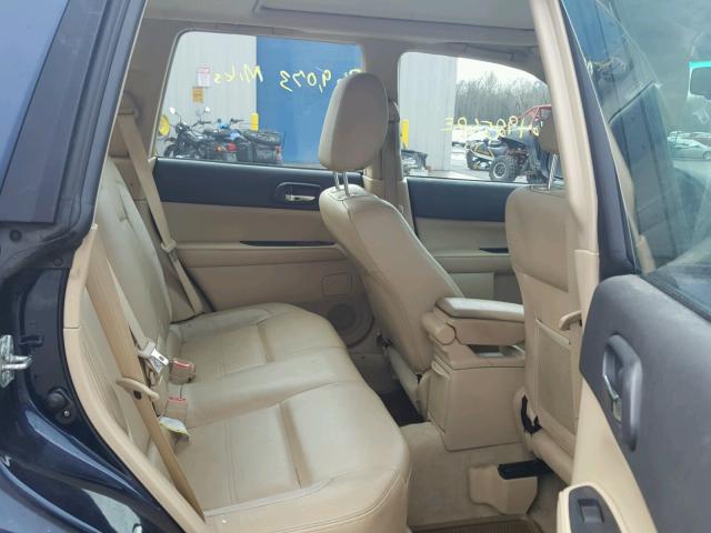 JF1SG67646H755508 - 2006 SUBARU FORESTER 2 BLUE photo 6