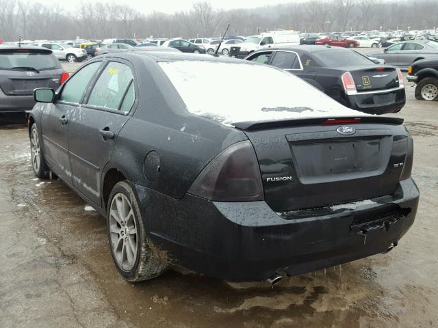 3FAHP071X9R214719 - 2009 FORD FUSION SE BLACK photo 3