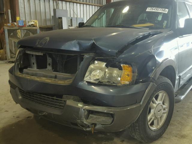 1FMPU15575LA82503 - 2005 FORD EXPEDITION BLUE photo 9