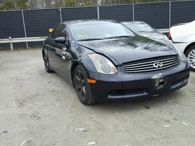 JNKCV54E33M200318 - 2003 INFINITI G35 BLACK photo 1