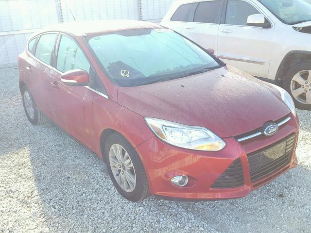 1FAHP3M23CL308784 - 2012 FORD FOCUS SEL RED photo 1