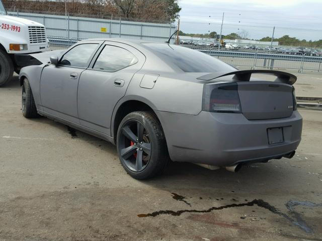 2B3LA73W88H150529 - 2008 DODGE CHARGER SR GRAY photo 3