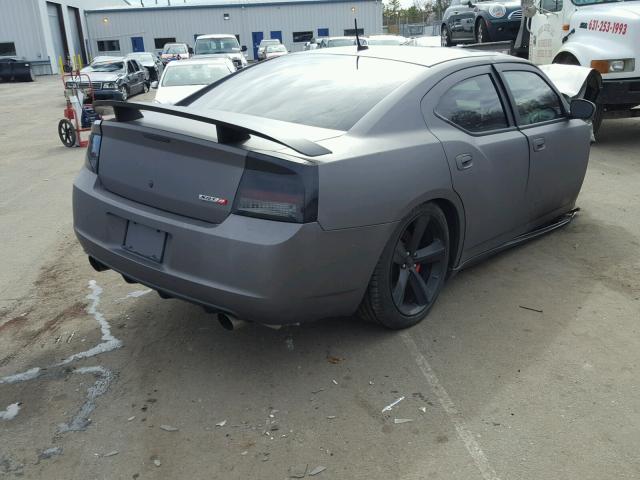 2B3LA73W88H150529 - 2008 DODGE CHARGER SR GRAY photo 4