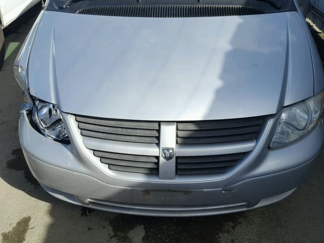 1D8GP45R96B637380 - 2006 DODGE CARAVAN SX SILVER photo 7