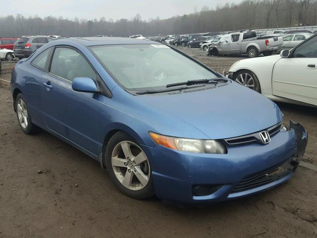 2HGFG12896H523716 - 2006 HONDA CIVIC EX BLUE photo 1