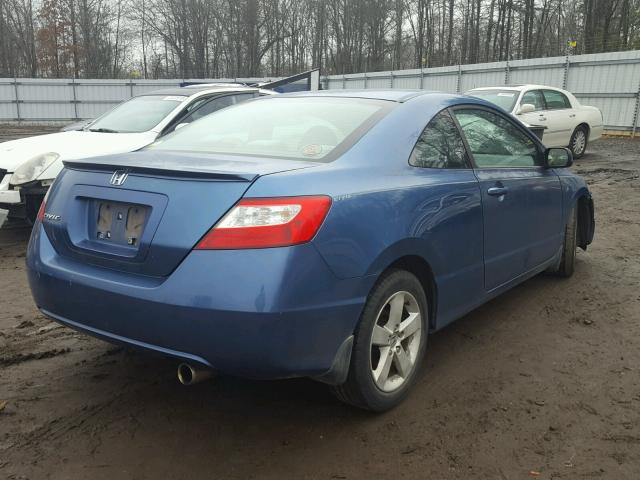 2HGFG12896H523716 - 2006 HONDA CIVIC EX ლურჯი ფოტო 4