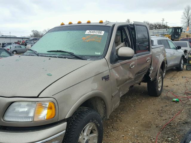 1FTRW08L11KA87921 - 2001 FORD F150 SUPER GOLD photo 9