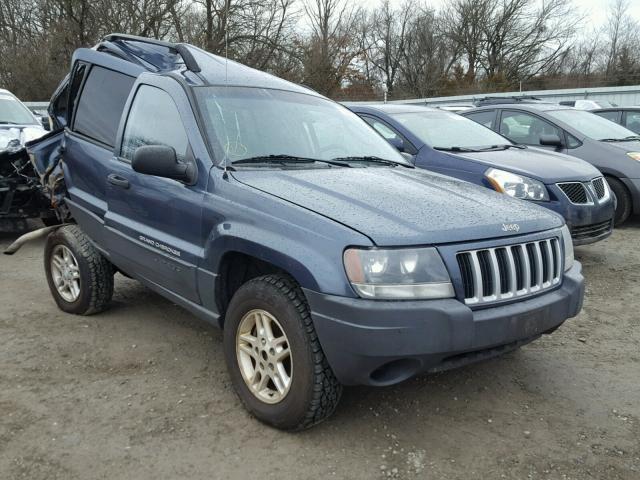 1J4GW48S54C229900 - 2004 JEEP GRAND CHER BLUE photo 1