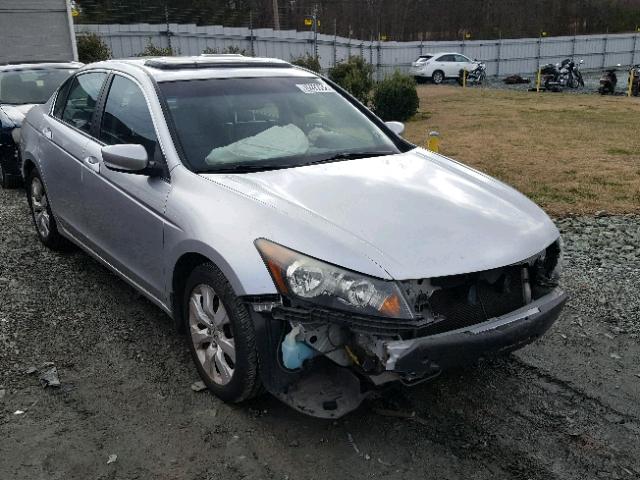 1HGCP26808A116291 - 2008 HONDA ACCORD EXL SILVER photo 1