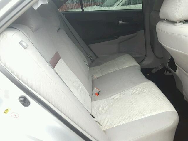 4T4BF1FK7CR170568 - 2012 TOYOTA CAMRY BASE SILVER photo 6