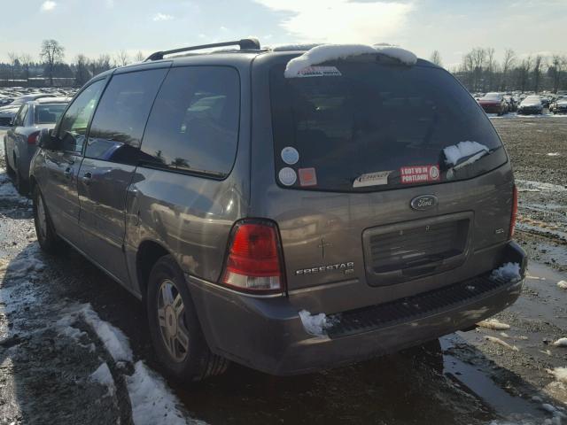 2FMZA52246BA40357 - 2006 FORD FREESTAR S GRAY photo 3