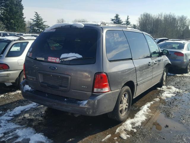 2FMZA52246BA40357 - 2006 FORD FREESTAR S GRAY photo 4