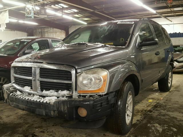 1D4HB48D44F199393 - 2004 DODGE DURANGO SL GRAY photo 2