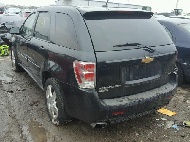 2CNDL037296222573 - 2009 CHEVROLET EQUINOX SP BLACK photo 3