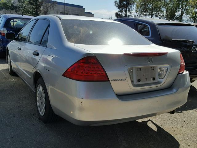 1HGCM56176A075989 - 2006 HONDA ACCORD VAL SILVER photo 3