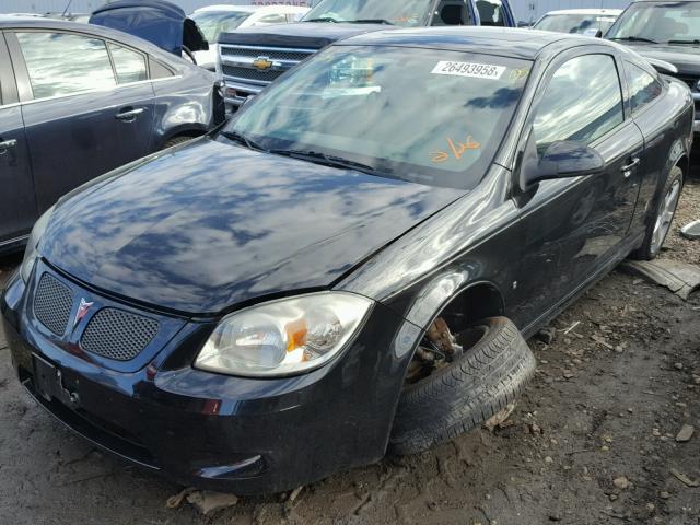 1G2AN18B187154340 - 2008 PONTIAC G5 GT BLACK photo 2