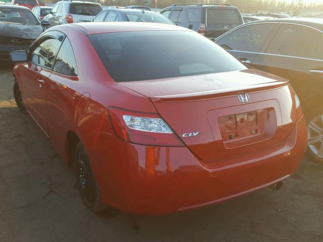 2HGFG12826H554712 - 2006 HONDA CIVIC EX წითელი ფოტო 3