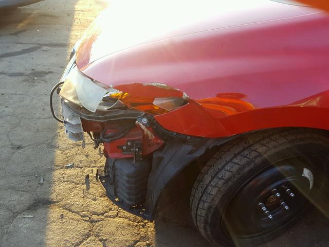 2HGFG12826H554712 - 2006 HONDA CIVIC EX წითელი ფოტო 9