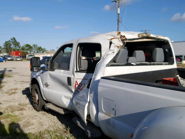 1FT8W3CT9BEC35155 - 2011 FORD F350 SUPER WHITE photo 10