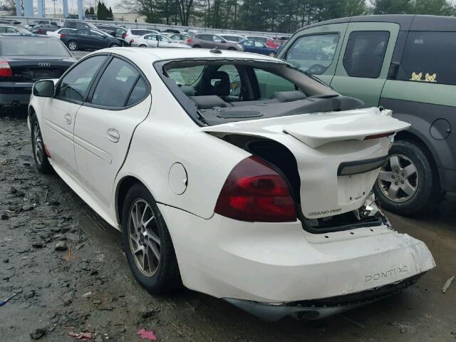 2G2WR524741148822 - 2004 PONTIAC GRAND PRIX WHITE photo 3