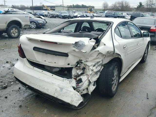 2G2WR524741148822 - 2004 PONTIAC GRAND PRIX WHITE photo 4