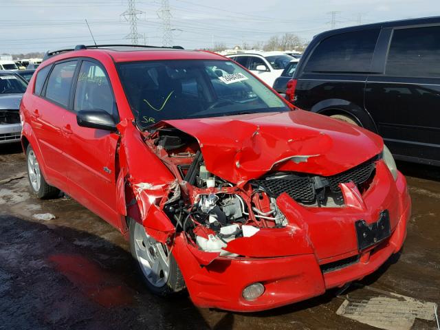 5Y2SL64854Z420311 - 2004 PONTIAC VIBE RED photo 1