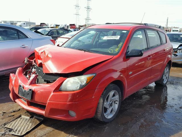 5Y2SL64854Z420311 - 2004 PONTIAC VIBE RED photo 2