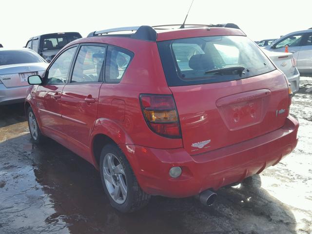 5Y2SL64854Z420311 - 2004 PONTIAC VIBE RED photo 3