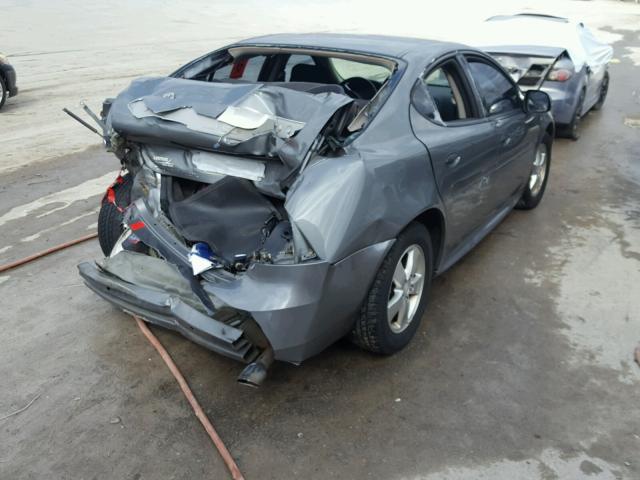 2G2WP552881110764 - 2008 PONTIAC GRAND PRIX GRAY photo 4