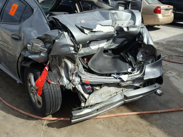 2G2WP552881110764 - 2008 PONTIAC GRAND PRIX GRAY photo 9