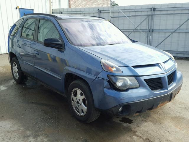 3G7DA03EX2S554291 - 2002 PONTIAC AZTEK BLUE photo 1