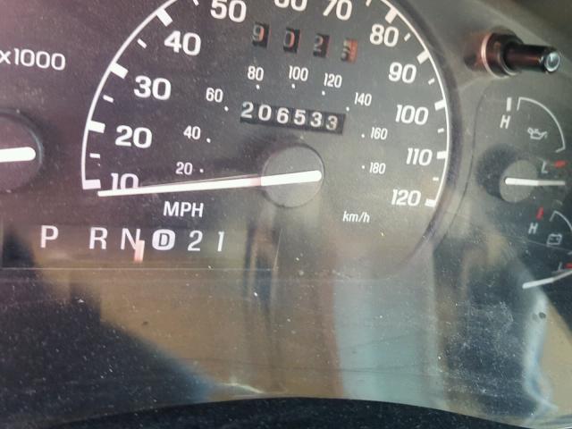 1FMZU34E6XZB06487 - 1999 FORD EXPLORER BLUE photo 8