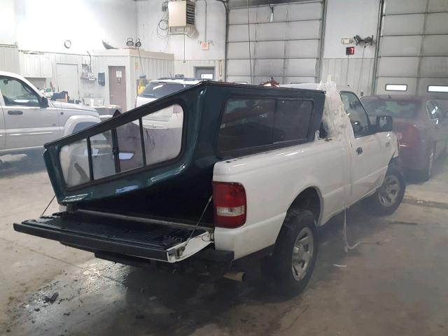 1FTYR10D28PA44585 - 2008 FORD RANGER WHITE photo 4