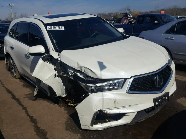 5FRYD4H71HB009690 - 2017 ACURA MDX TECHNO WHITE photo 1