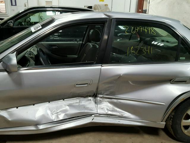 JHMCG56692C034990 - 2002 HONDA ACCORD EX SILVER photo 9