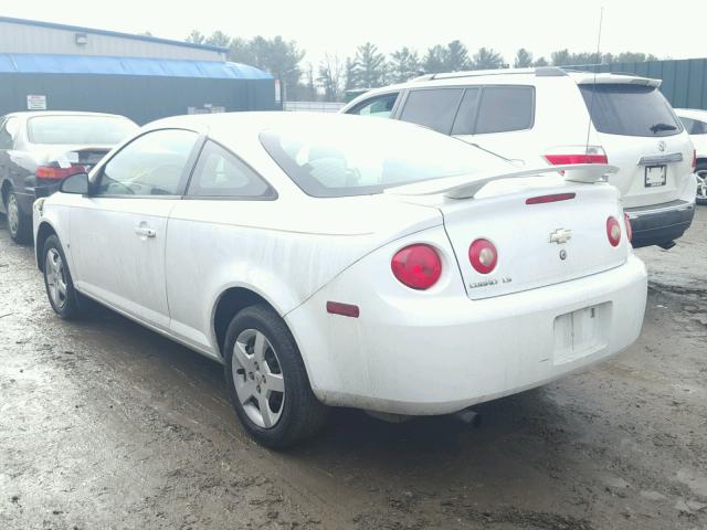 1G1AK15F367713789 - 2006 CHEVROLET COBALT LS WHITE photo 3