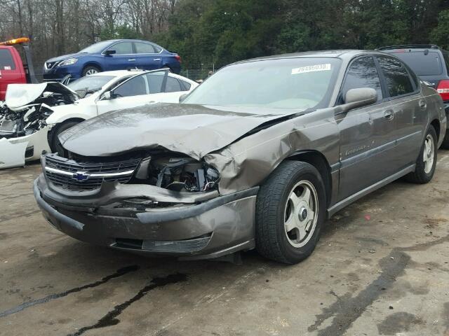 2G1WH55K829257404 - 2002 CHEVROLET IMPALA LS GOLD photo 2