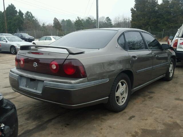 2G1WH55K829257404 - 2002 CHEVROLET IMPALA LS GOLD photo 4