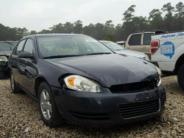 2G1WT58K581278180 - 2008 CHEVROLET IMPALA LT CHARCOAL photo 1