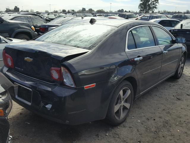 1G1ZC5E06CF184598 - 2012 CHEVROLET MALIBU 1LT BLACK photo 4