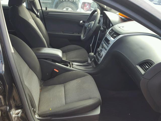 1G1ZC5E06CF184598 - 2012 CHEVROLET MALIBU 1LT BLACK photo 5