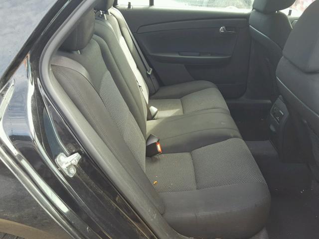 1G1ZC5E06CF184598 - 2012 CHEVROLET MALIBU 1LT BLACK photo 6