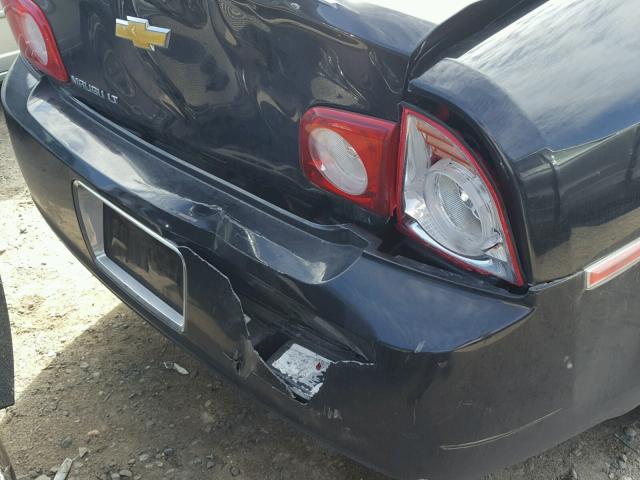 1G1ZC5E06CF184598 - 2012 CHEVROLET MALIBU 1LT BLACK photo 9
