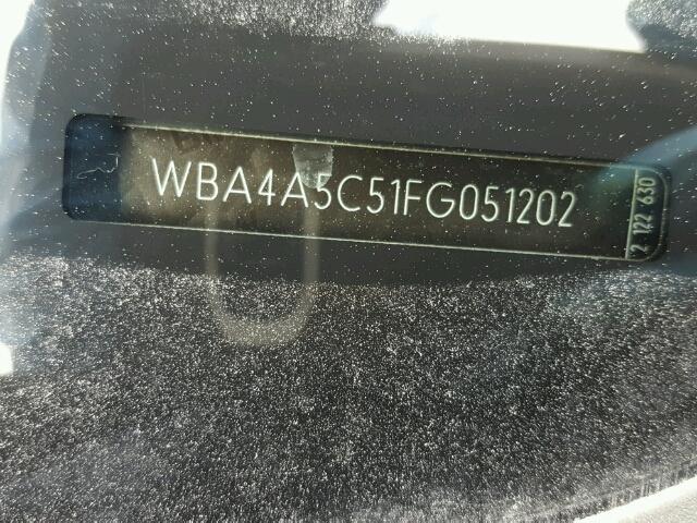 WBA4A5C51FG051202 - 2015 BMW 428 I BLACK photo 10