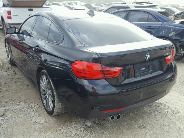 WBA4A5C51FG051202 - 2015 BMW 428 I BLACK photo 3