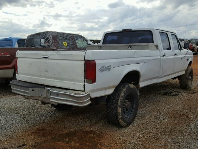 1FTJW36H8VEB64611 - 1997 FORD F350 WHITE photo 4