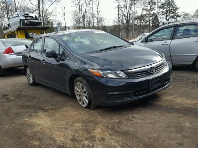 2HGFB2F83CH597143 - 2012 HONDA CIVIC EX შავი ფოტო 1