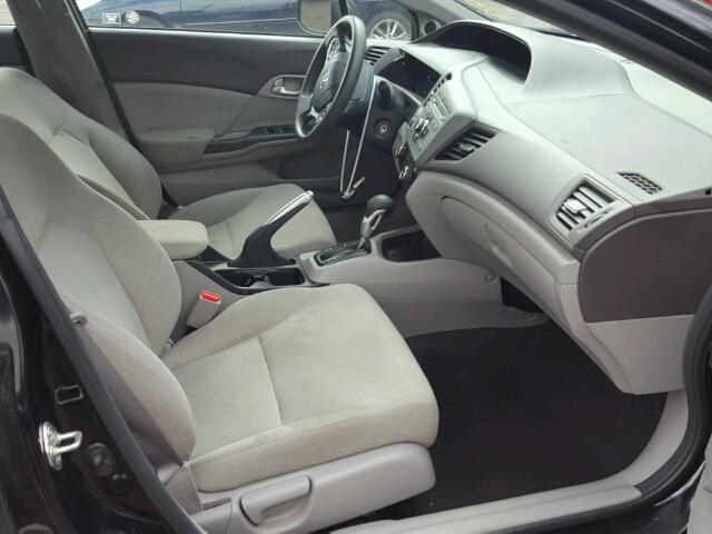 2HGFB2F83CH597143 - 2012 HONDA CIVIC EX შავი ფოტო 5