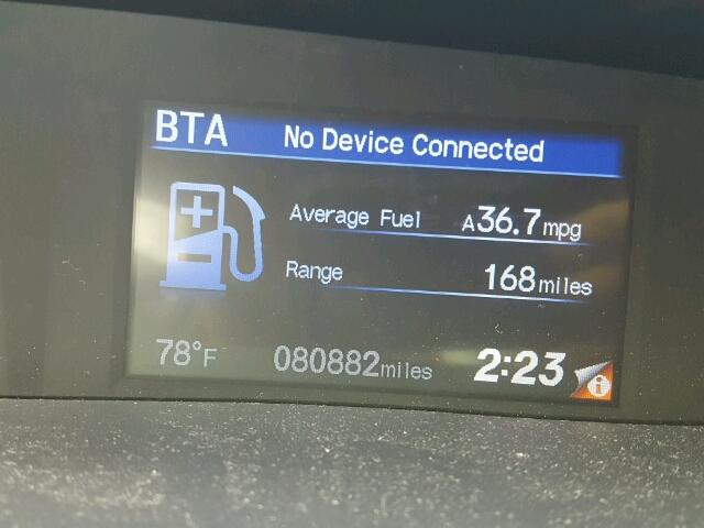 2HGFB2F83CH597143 - 2012 HONDA CIVIC EX შავი ფოტო 8